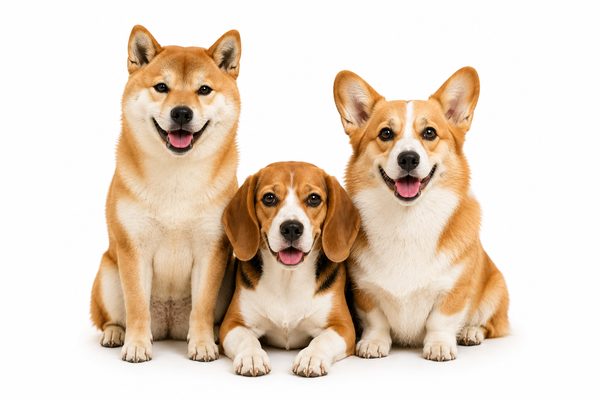 柴犬・ビーグル・コーギー