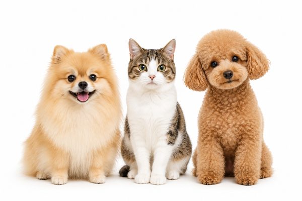 猫・ポメラニアン・トイプードル